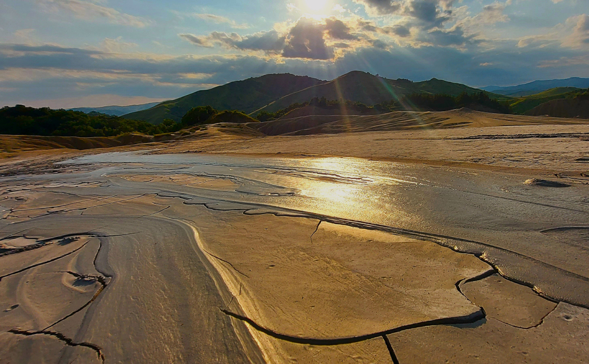Mud Volcano Buzau Romania